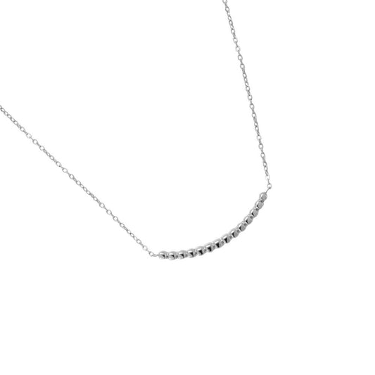 Small dots ketting zilver
