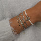 Pearl armband zilver