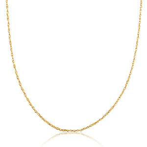 Minimalistische ketting goud