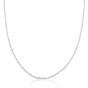 Minimalistische ketting zilver