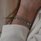 Luck armband zilver