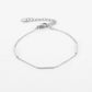 Bar armband zilver